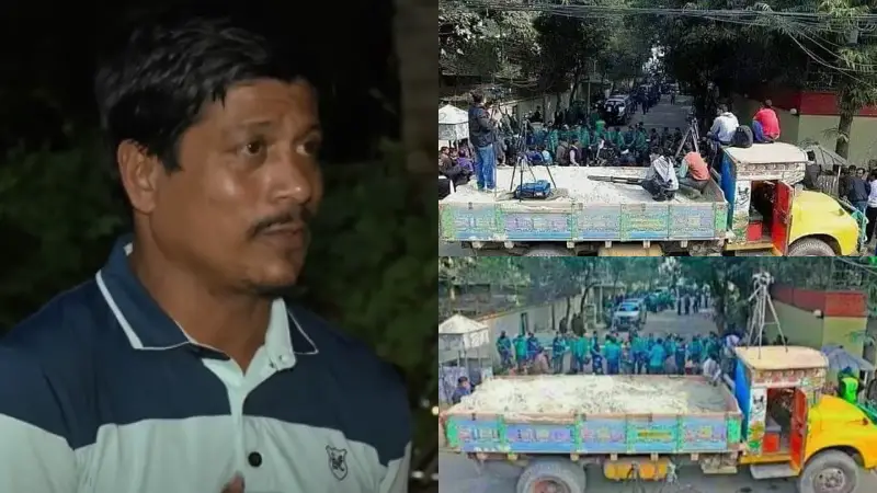 বালুর ট্রাক কাণ্ডের শ্রমিক লীগ নেতা এখন শ্রমিক দলে! বালুর ট্রাক কাণ্ডের শ্রমিক লীগ নেতা এখন শ্রমিক দলে!