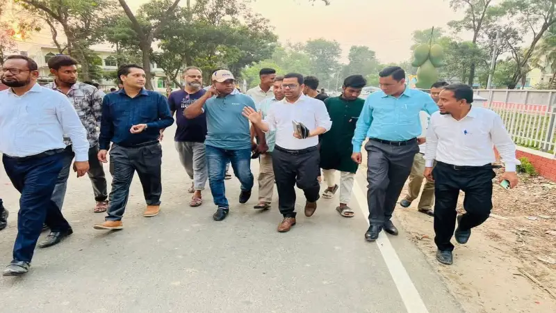 সাপাহারে যানজট নিরসনে অবৈধ স্থাপনা উচ্ছেদের ঘোষণা সাপাহারে যানজট নিরসনে অবৈধ স্থাপনা উচ্ছেদের ঘোষণা