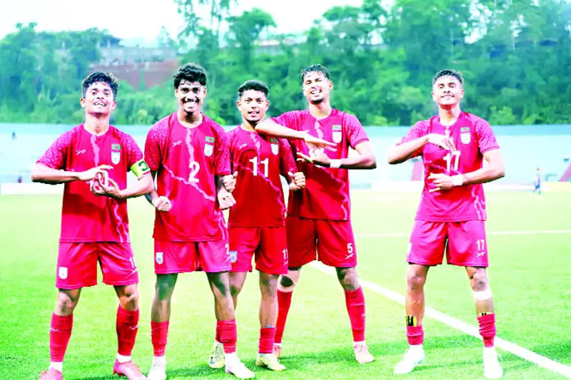 নেপালকে হারিয়ে ফাইনালে বাংলাদেশ নেপালকে হারিয়ে ফাইনালে বাংলাদেশ