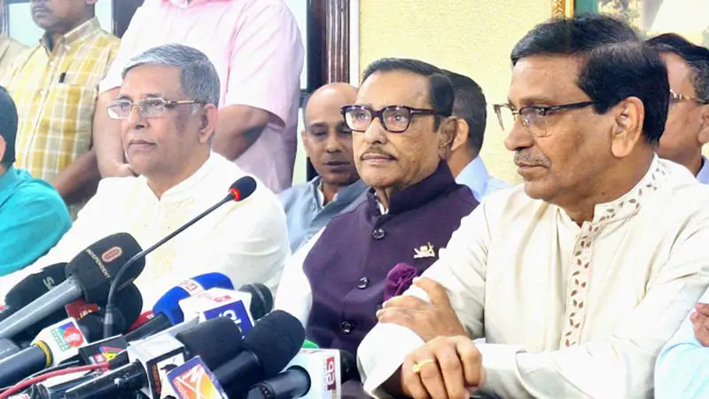 ‘কোটাবিরোধীতা করে বিএনপি মুক্তিযুদ্ধবিরোধীতার প্রমাণ দিয়েছে’ ‘কোটাবিরোধীতা করে বিএনপি মুক্তিযুদ্ধবিরোধীতার প্রমাণ দিয়েছে’