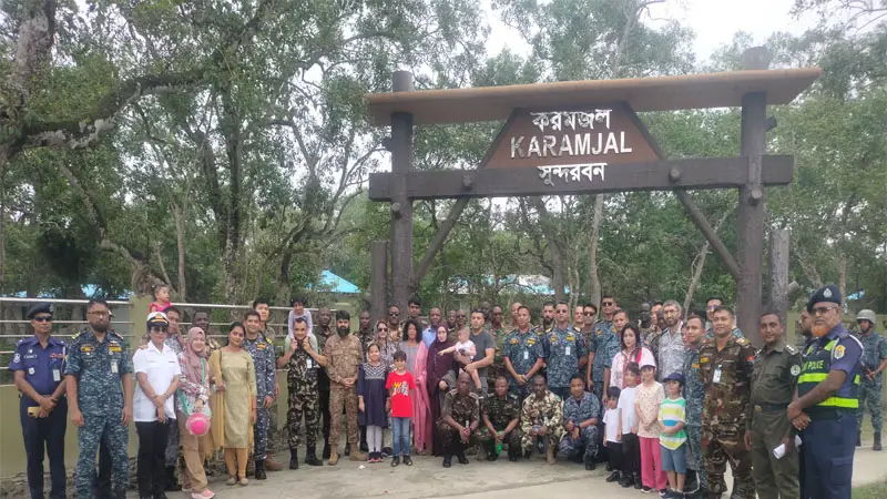 সুন্দরবনে ২১ দেশের সেনা কর্মকর্তা সুন্দরবনে ২১ দেশের সেনা কর্মকর্তা