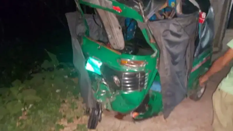 গাড়িচাপায় মারা গেলো সিএনজি চালকসহ ২ জন