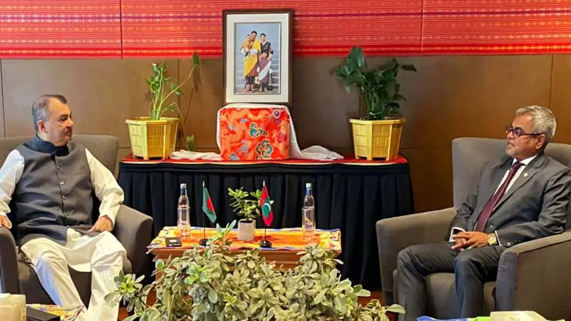 ‘জলবায়ু কূটনীতি ও ইকো-ট্যুরিজম সম্প্রসারণে কাজ করবে বাংলাদেশ-মালদ্বীপ’ ‘জলবায়ু কূটনীতি ও ইকো-ট্যুরিজম সম্প্রসারণে কাজ করবে বাংলাদেশ-মালদ্বীপ’