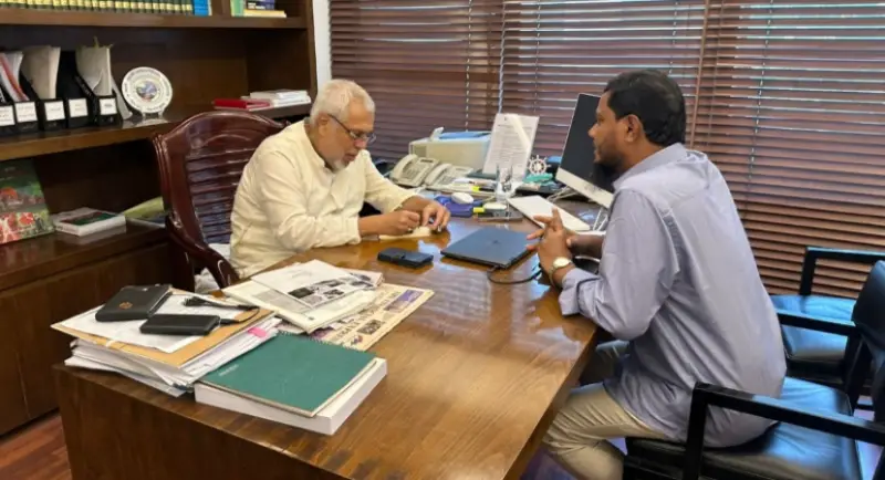 বগা সেতু নির্মাণের অগ্রগতি নিয়ে দ্বিতীয় দফায় সড়ক পরিবহন ও সেতু উপদেষ্টার সঙ্গে ড. মাসুদের বৈঠক বগা সেতু নির্মাণের অগ্রগতি নিয়ে দ্বিতীয় দফায় সড়ক পরিবহন ও সেতু উপদেষ্টার সঙ্গে ড. মাসুদের বৈঠক