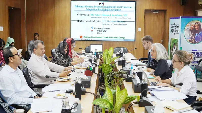 জলবায়ু চ্যালেঞ্জ মোকাবিলায় কাজ করবে ফ্রান্স-বাংলাদেশ জলবায়ু চ্যালেঞ্জ মোকাবিলায় কাজ করবে ফ্রান্স-বাংলাদেশ