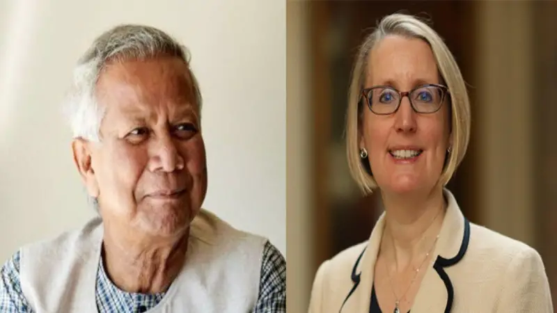 ড. ইউনূসের যুক্তরাজ্য সফর নিয়ে সন্তোষ প্রকাশ ব্রিটিশ হাইকমিশনার সারাহ কুকের ড. ইউনূসের যুক্তরাজ্য সফর নিয়ে সন্তোষ প্রকাশ ব্রিটিশ হাইকমিশনার সারাহ কুকের