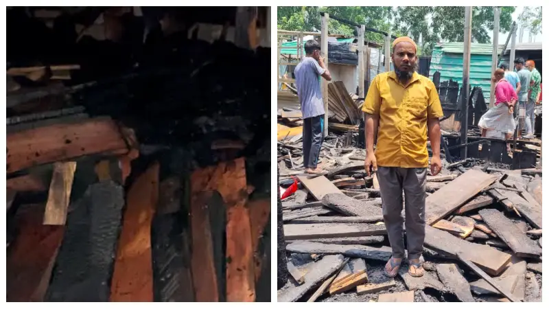 অগ্নিকাণ্ডে ফার্নিচার কারখানা পুড়ে ছাই, ১৫ লক্ষাধিক টাকার ক্ষতি অগ্নিকাণ্ডে ফার্নিচার কারখানা পুড়ে ছাই, ১৫ লক্ষাধিক টাকার ক্ষতি