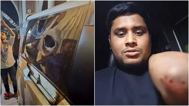 হাসনাতের গাড়িতে হামলা, ২৪ ঘন্টার মধ্যে বিচারের দাবি হাসনাতের গাড়িতে হামলা, ২৪ ঘন্টার মধ্যে বিচারের দাবি
