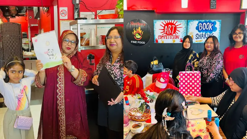 চিত্রাঙ্কন ও বই শেয়ারিং-এ মুগ্ধ করল বিসিসিবি ওমেন-এর অনন্য আয়োজন চিত্রাঙ্কন ও বই শেয়ারিং-এ মুগ্ধ করল বিসিসিবি ওমেন-এর অনন্য আয়োজন