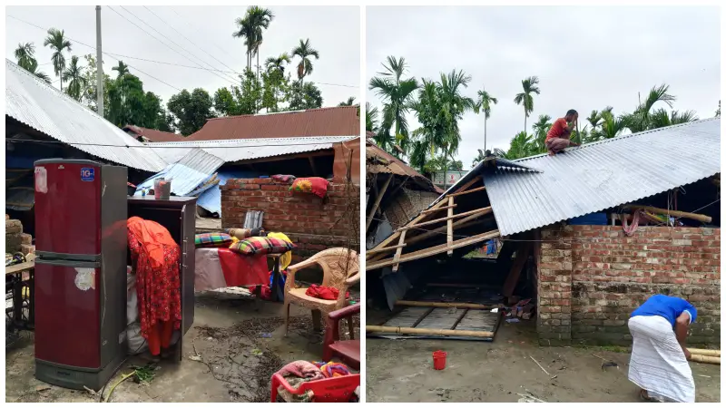 আকস্মিক কালবৈশাখী ঝড়ে লন্ডভন্ড কালীগঞ্জ, ব্যাপক ক্ষতি আকস্মিক কালবৈশাখী ঝড়ে লন্ডভন্ড কালীগঞ্জ, ব্যাপক ক্ষতি