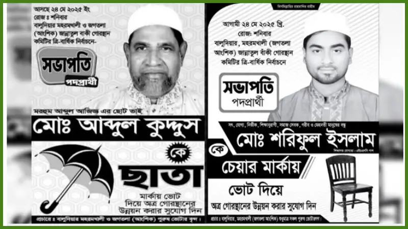 পাবনায় কবরস্থান কমিটি নিয়ে দ্বন্দ্ব, সভাপতি পদে ভোট পাবনায় কবরস্থান কমিটি নিয়ে দ্বন্দ্ব, সভাপতি পদে ভোট