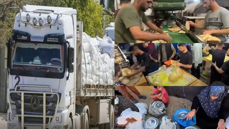 গাজার বেকারিতে আবারও ঘুরছে চাকা, ৮১ দিন পর ব্যস্ত গাজার বেকারী! গাজার বেকারিতে আবারও ঘুরছে চাকা, ৮১ দিন পর ব্যস্ত গাজার বেকারী!