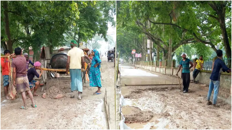 উলিপুরে জনকণ্ঠে সংবাদ প্রকাশের পর রাস্তার কাজ শুরু উলিপুরে জনকণ্ঠে সংবাদ প্রকাশের পর রাস্তার কাজ শুরু