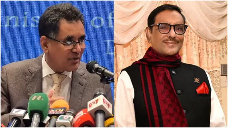 ওবায়দুল কাদেরের ফোনালাপ নিয়ে যা বললেন পররাষ্ট্র সচিব