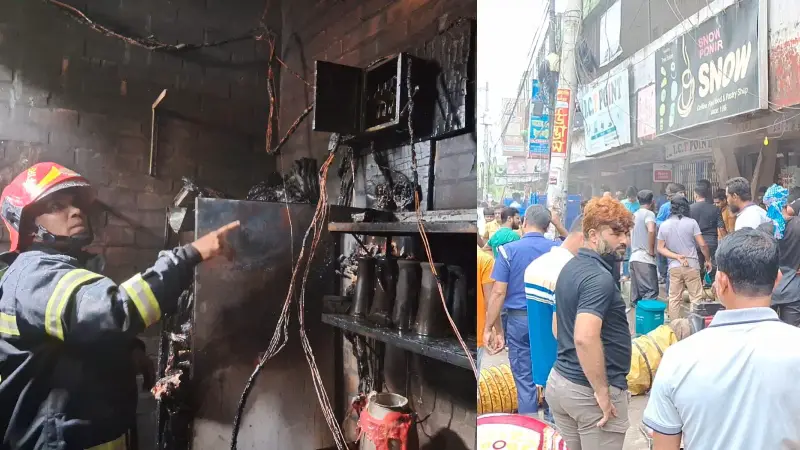 মুন্সীগঞ্জে আগুনে পুড়ে ভস্মীভূত পৌর মার্কেটের কফিশপ মুন্সীগঞ্জে আগুনে পুড়ে ভস্মীভূত পৌর মার্কেটের কফিশপ