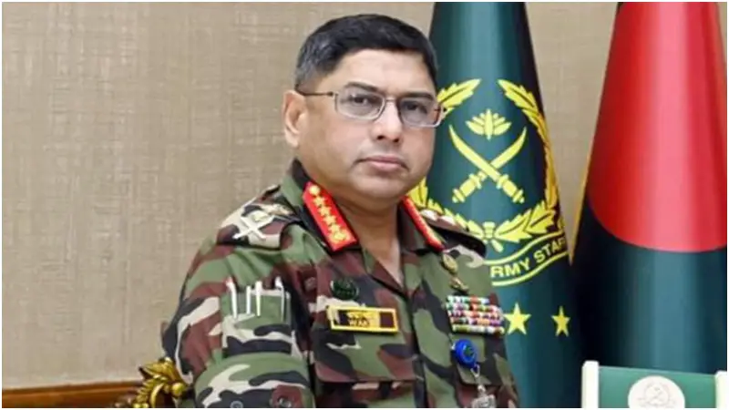 শান্তি প্রতিষ্ঠায় অনন্য বাংলাদেশ, সেনাপ্রধান বললেন– ‘সকল চ্যালেঞ্জে প্রস্তুত’ শান্তি প্রতিষ্ঠায় অনন্য বাংলাদেশ, সেনাপ্রধান বললেন– ‘সকল চ্যালেঞ্জে প্রস্তুত’