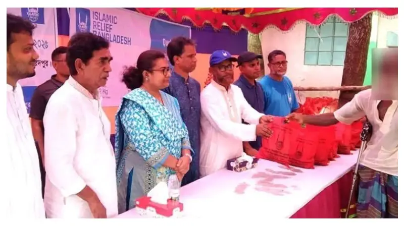 ফরিদপুরে কুরবানির মাংস পেল ২ হাজার হতদরিদ্র পরিবার