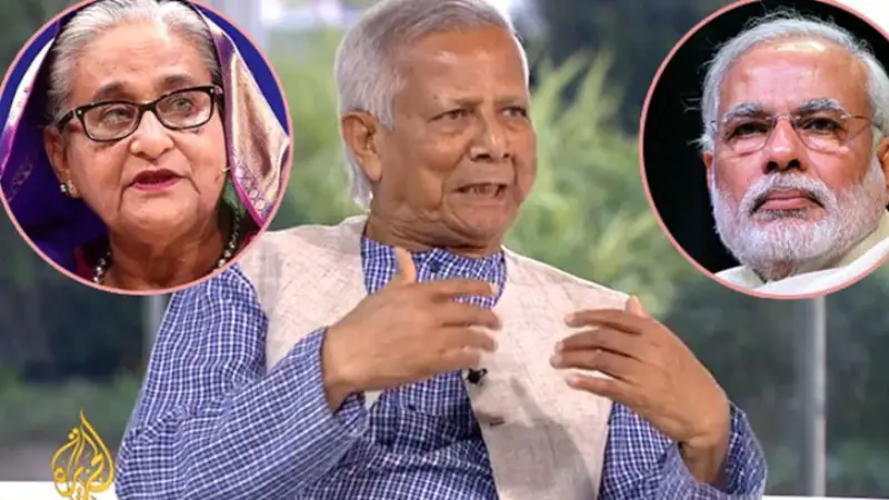 হাসিনা ইস্যুতে সহযোগিতা করেননি মোদি : ড. ইউনূস হাসিনা ইস্যুতে সহযোগিতা করেননি মোদি : ড. ইউনূস