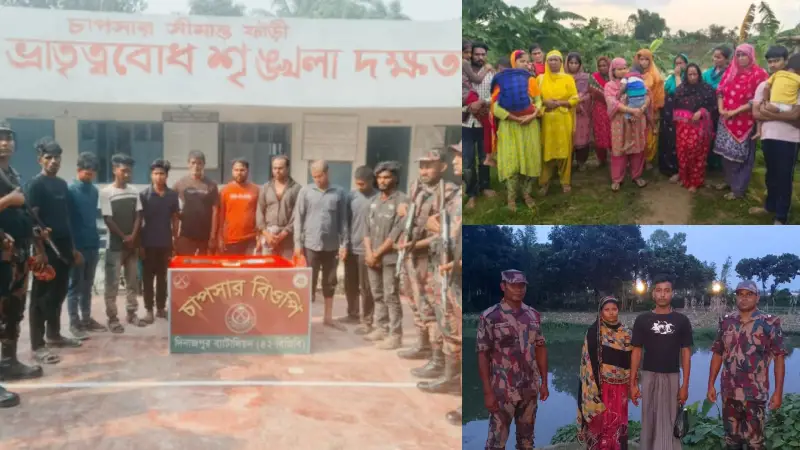 কোনোভাবেই বন্ধ হচ্ছে না সীমান্ত দিয়ে পুশ-ইন, ১ মাসে ৭৯ জন