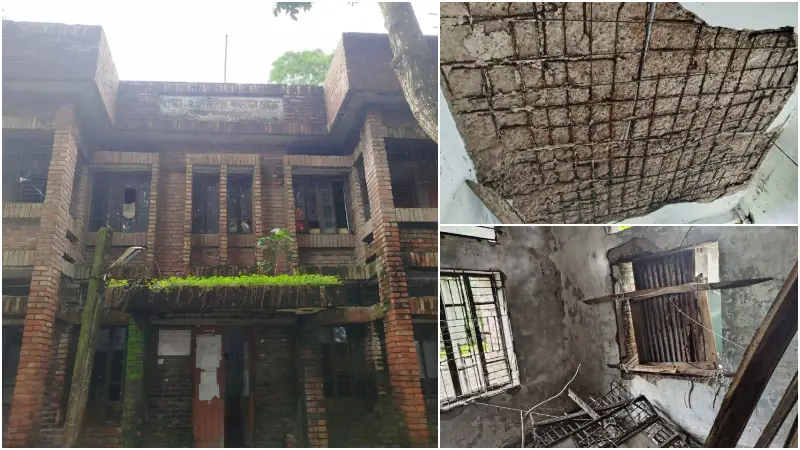 উপ-স্বাস্থ্যকেন্দ্রের ঝুঁকিপূর্ণ ভবনে চলছে চিকিৎসা সেবা, ঘটতে পারে বড় দুর্ঘটনা উপ-স্বাস্থ্যকেন্দ্রের ঝুঁকিপূর্ণ ভবনে চলছে চিকিৎসা সেবা, ঘটতে পারে বড় দুর্ঘটনা