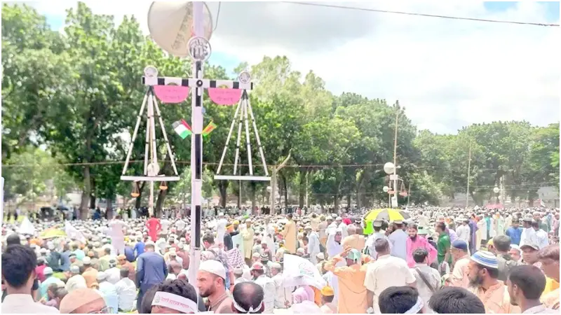 আল্লাহর আইন চাই, সৎ লোকের শাসন চাই স্লোগানে প্রকম্পিত জামায়াতের রংপুর বিভাগীয় জনসভার মাঠ আল্লাহর আইন চাই, সৎ লোকের শাসন চাই স্লোগানে প্রকম্পিত জামায়াতের রংপুর বিভাগীয় জনসভার মাঠ