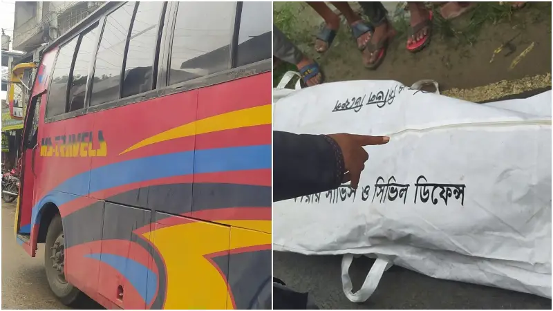 মণিরামপুরে বাসের ধাক্কায় নিহত ২, বাসচালক আটক মণিরামপুরে বাসের ধাক্কায় নিহত ২, বাসচালক আটক