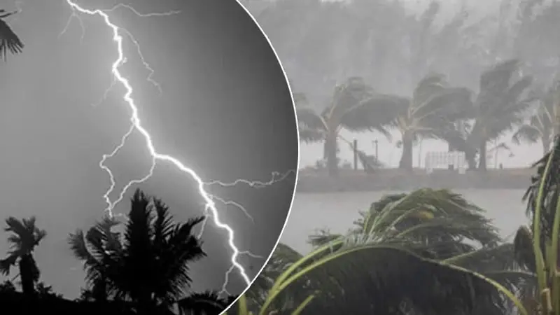 দেশের ১১ অঞ্চলে ঝড় ও ভারি বৃষ্টিপাতের পূর্বাভাস দেশের ১১ অঞ্চলে ঝড় ও ভারি বৃষ্টিপাতের পূর্বাভাস