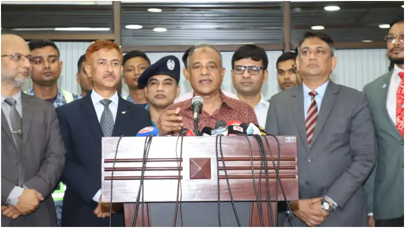 তৃতীয় টার্মিনালের জন্য জনবল নিরূপণ করতেই বিমানবন্দর পরিদর্শন: স্বরাষ্ট্র উপদেষ্টা তৃতীয় টার্মিনালের জন্য জনবল নিরূপণ করতেই বিমানবন্দর পরিদর্শন: স্বরাষ্ট্র উপদেষ্টা