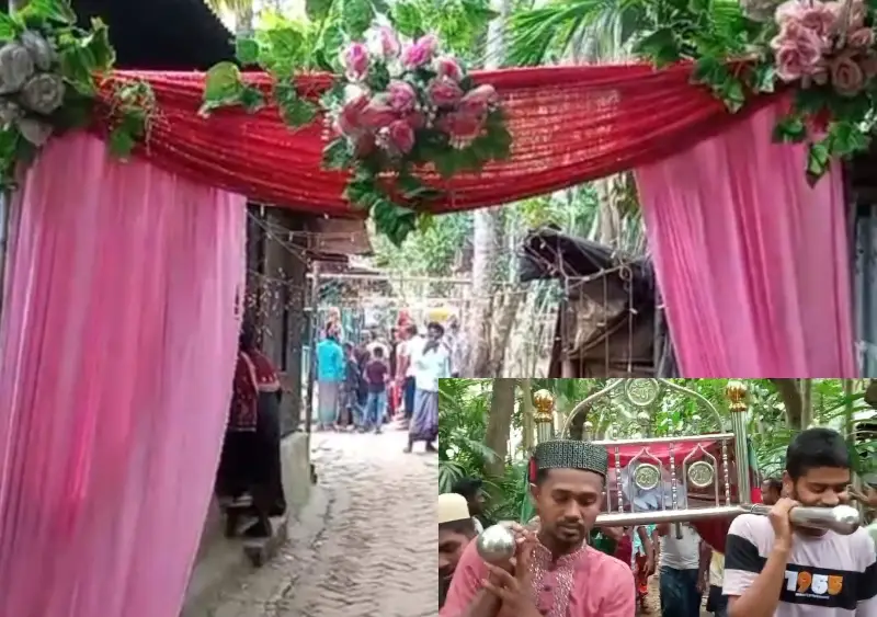 বিয়ের মাঝেই মৃত্যু, লাশ দাফনে বাঁধা দিল প্রতিবেশী! বিয়ের মাঝেই মৃত্যু, লাশ দাফনে বাঁধা দিল প্রতিবেশী!