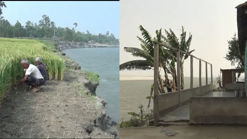 কুড়িগ্রামে বর্ষা আসার আগেই তীব্র হচ্ছে নদী ভাঙন,গৃহহীন শতাধিক পরিবার কুড়িগ্রামে বর্ষা আসার আগেই তীব্র হচ্ছে নদী ভাঙন,গৃহহীন শতাধিক পরিবার