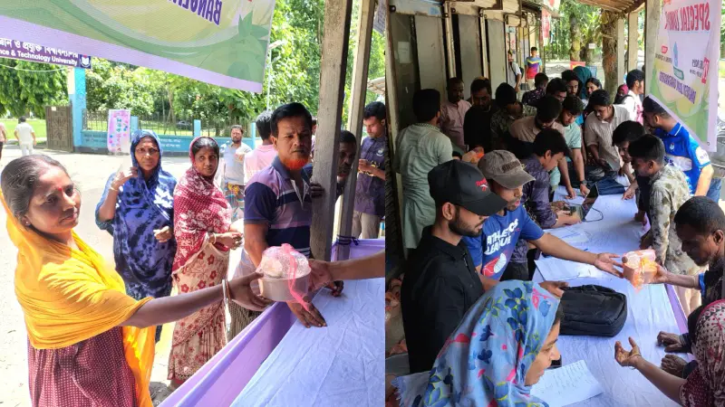 জাবিপ্রবিতে ছাত্রশিবিরের মধ্যাহ্নভোজ সাড়ে আট শতাধিক শিক্ষক-শিক্ষার্থী-কর্মকর্তার অংশগ্রহণ জাবিপ্রবিতে ছাত্রশিবিরের মধ্যাহ্নভোজ সাড়ে আট শতাধিক শিক্ষক-শিক্ষার্থী-কর্মকর্তার অংশগ্রহণ