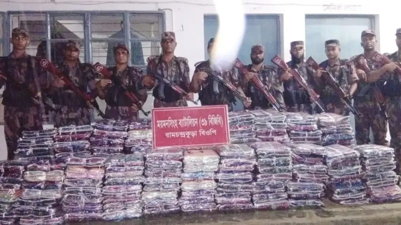 সীমান্তে পাচারের নতুন ফাঁদ, নালিতাবাড়ীতে বিজিবির অভিযানে বড় চালান আটক