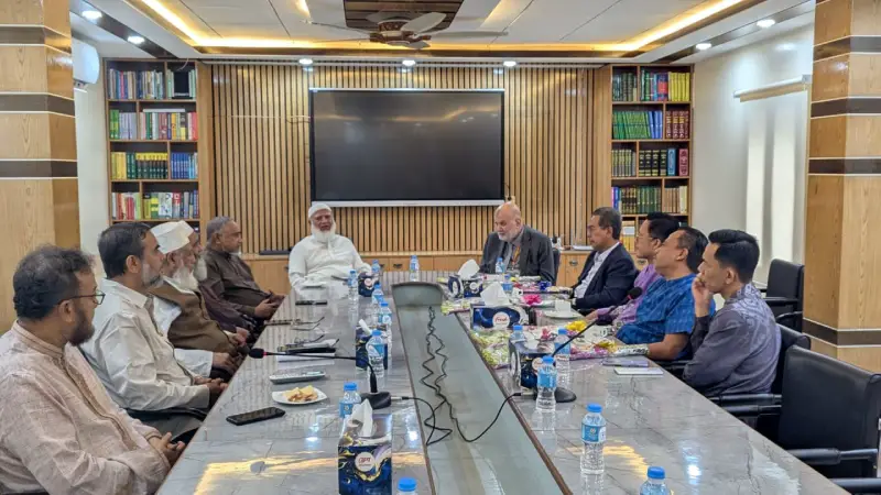 আমীরে জামায়াতের সঙ্গে আন্তর্জাতিক প্রতিনিধি দলের সৌজন্য বৈঠক আমীরে জামায়াতের সঙ্গে আন্তর্জাতিক প্রতিনিধি দলের সৌজন্য বৈঠক