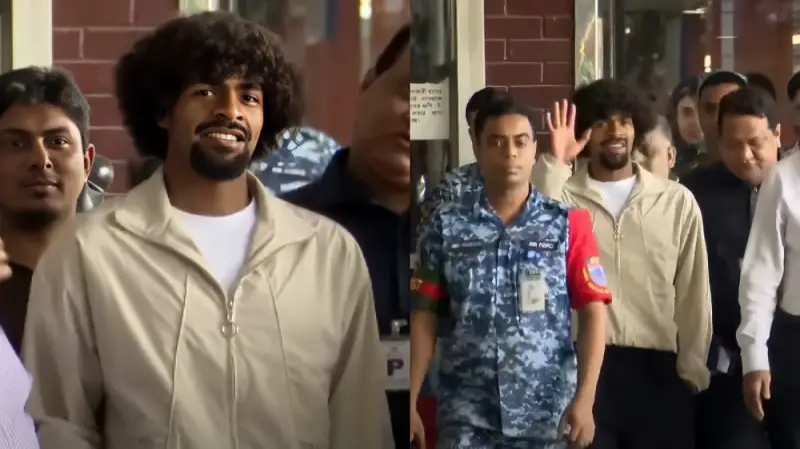 আজ দেশে ফিরেছেন হামজা চৌধুরী আজ দেশে ফিরেছেন হামজা চৌধুরী