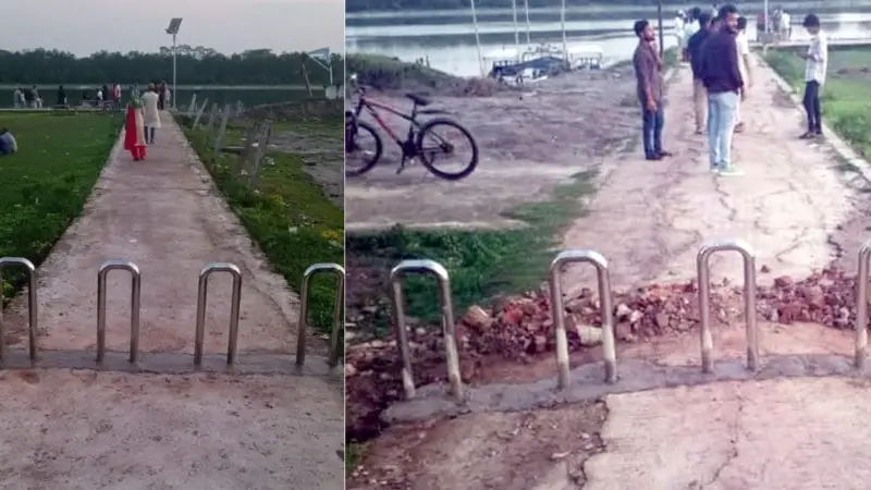 ওয়াকওয়েতে বাইকারদের প্রবেশ বন্ধ, হেলিপ্যাড মাঠে সময় কাটানো মানুষের স্বস্তি ওয়াকওয়েতে বাইকারদের প্রবেশ বন্ধ, হেলিপ্যাড মাঠে সময় কাটানো মানুষের স্বস্তি
