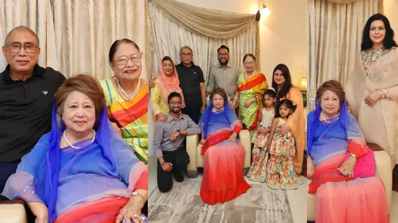 ছোট ভাইয়ের বাসায় গেলেন খালেদা জিয়া, সঙ্গে ছিলেন দুই পুত্রবধূ ছোট ভাইয়ের বাসায় গেলেন খালেদা জিয়া, সঙ্গে ছিলেন দুই পুত্রবধূ