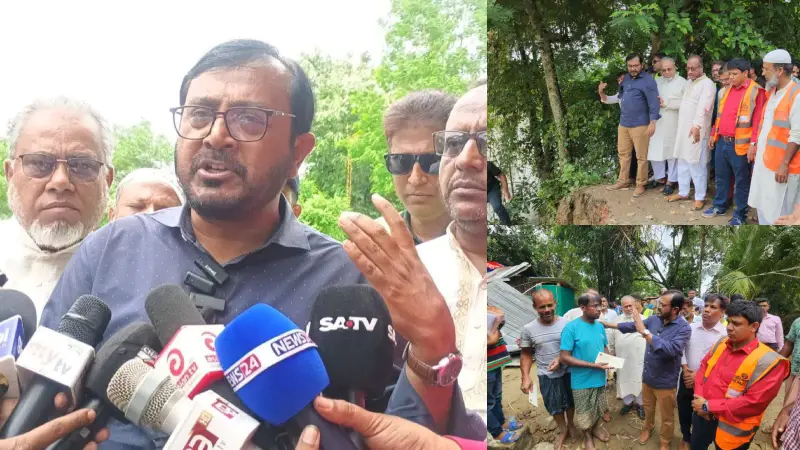 ফেনীর বন্যা পরিস্থিতি বাস্তবে অনেক ভয়াবহ, জরুরি ভিত্তিতে টেকসই বাঁধ চাই:মজিবুর রহমান মঞ্জু ফেনীর বন্যা পরিস্থিতি বাস্তবে অনেক ভয়াবহ, জরুরি ভিত্তিতে টেকসই বাঁধ চাই:মজিবুর রহমান মঞ্জু