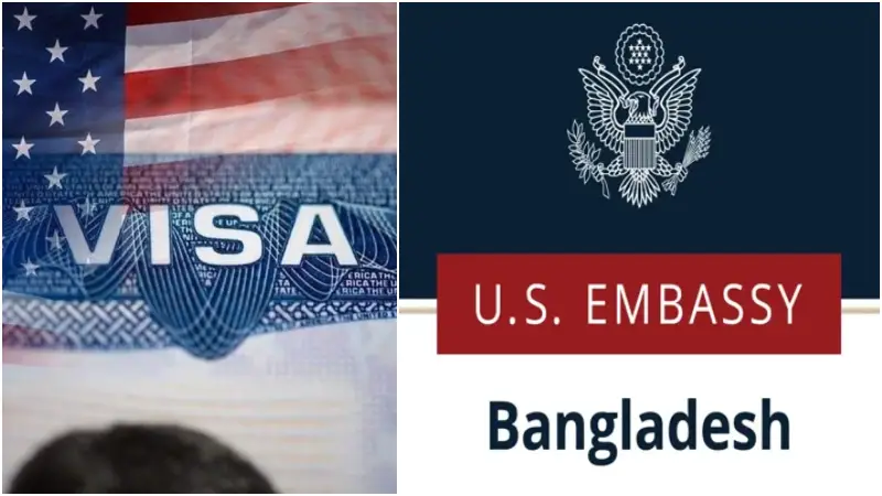 ভ্রমণ ভিসা নিয়ে কঠোর বার্তা দিলো ঢাকার মার্কিন দূতাবাস ভ্রমণ ভিসা নিয়ে কঠোর বার্তা দিলো ঢাকার মার্কিন দূতাবাস
