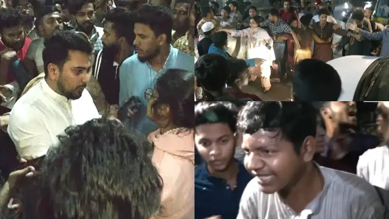 বরিশালে নাহিদ ইসলামকে অবরুদ্ধ করার কারণ জানালেন বিক্ষুদ্ধকারীরা! বরিশালে নাহিদ ইসলামকে অবরুদ্ধ করার কারণ জানালেন বিক্ষুদ্ধকারীরা!