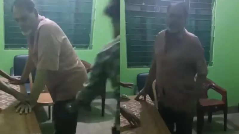 আওয়ামী লীগ নেতা অধ্যাপক ইউসুফ খান পাঠানকে লাঠিপেটার ভিডিও ভাইরাল আওয়ামী লীগ নেতা অধ্যাপক ইউসুফ খান পাঠানকে লাঠিপেটার ভিডিও ভাইরাল