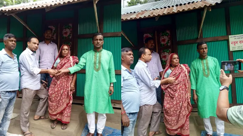 রায়পুরে অসহায় গৃহহীন পরিবার পেল মাথা গোঁজার ঠাঁই রায়পুরে অসহায় গৃহহীন পরিবার পেল মাথা গোঁজার ঠাঁই