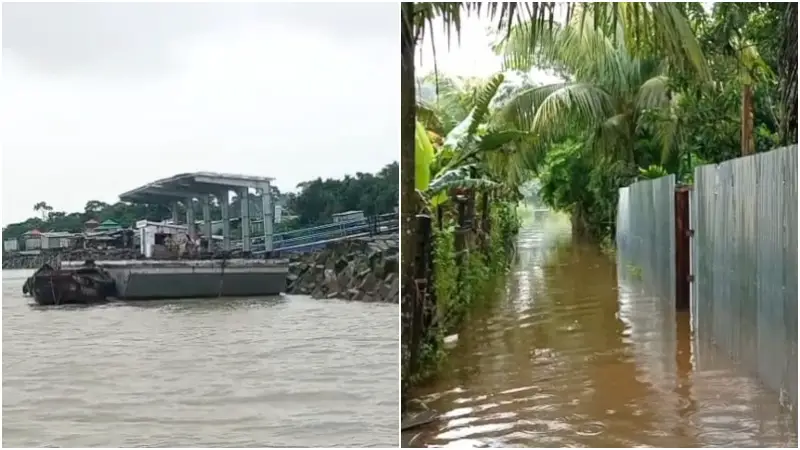 ভোলায় মুষলধারে বৃষ্টিতে জনজীবন বিপর্যস্ত, বিভিন্ন স্থানে জলাবদ্ধতা সৃষ্টি ভোলায় মুষলধারে বৃষ্টিতে জনজীবন বিপর্যস্ত, বিভিন্ন স্থানে জলাবদ্ধতা সৃষ্টি