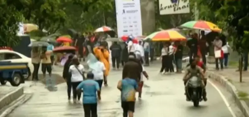 হাতিরঝিলে শুরু হয়েছে দৌড় প্রতিযোগিতা