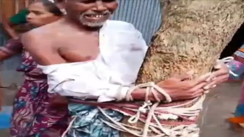 রংপুরে মধ্যযুগীয় কায়দায় বৃদ্ধকে গাছের সাথে বেঁধে নির্যাতন!