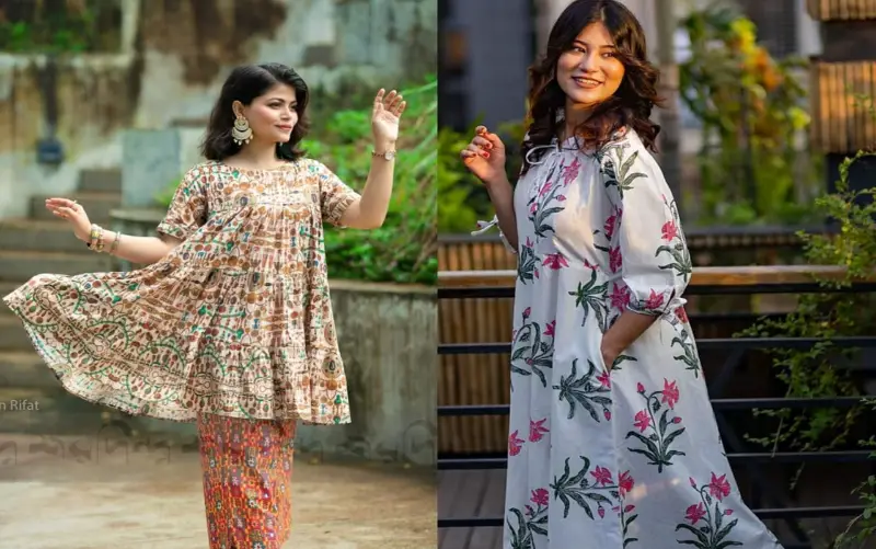 ঢিলেঢালা নয়, বরং কুল লুক! গরমে আরামদায়ক পোশাকের নতুন ট্রেন্ড ঢিলেঢালা নয়, বরং কুল লুক! গরমে আরামদায়ক পোশাকের নতুন ট্রেন্ড