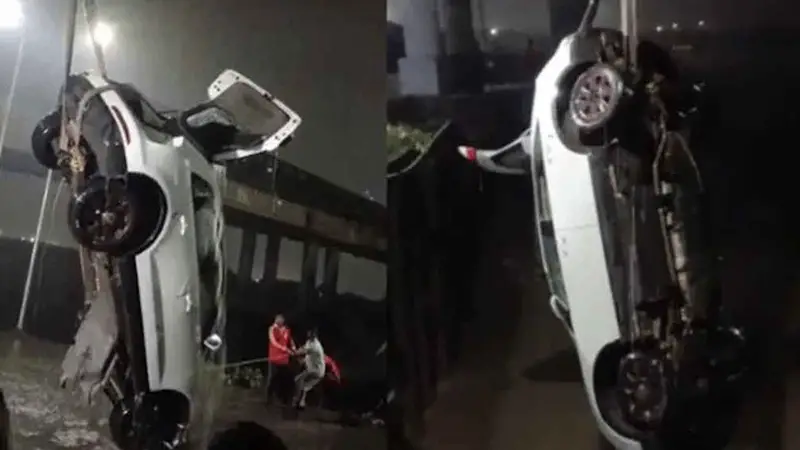 গুগল ম্যাপ দেখে গাড়ি চালাতে গিয়ে দুর্ঘটনার কবলে চালক গুগল ম্যাপ দেখে গাড়ি চালাতে গিয়ে দুর্ঘটনার কবলে চালক