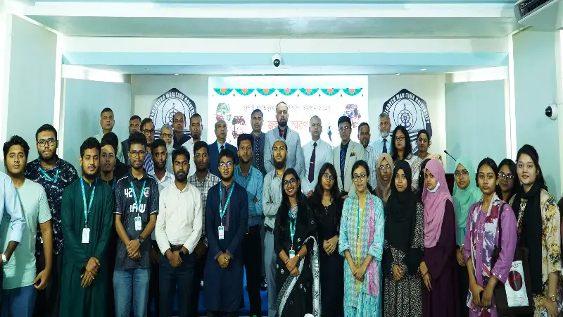 বাংলাদেশ মেরিটাইম ইউনিভার্সিটিতে “জুলাই গণঅভ্যুত্থান পুনর্জাগরণ অনুষ্ঠানমালা-২০২৫” উদযাপন বাংলাদেশ মেরিটাইম ইউনিভার্সিটিতে “জুলাই গণঅভ্যুত্থান পুনর্জাগরণ অনুষ্ঠানমালা-২০২৫” উদযাপন