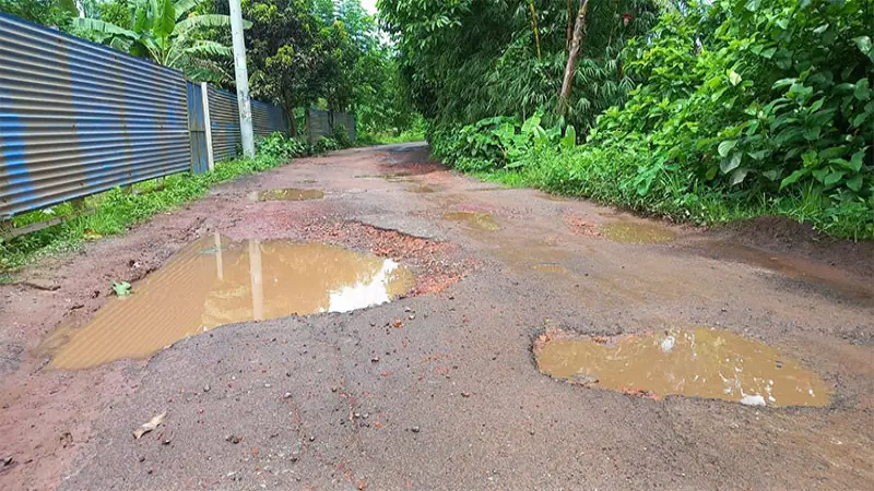 শরীয়তপুরের নড়িয়ার এলজিইডির সড়কের বেহাল দশা, চলাচলে চরম দুর্ভোগ শরীয়তপুরের নড়িয়ার এলজিইডির সড়কের বেহাল দশা, চলাচলে চরম দুর্ভোগ
