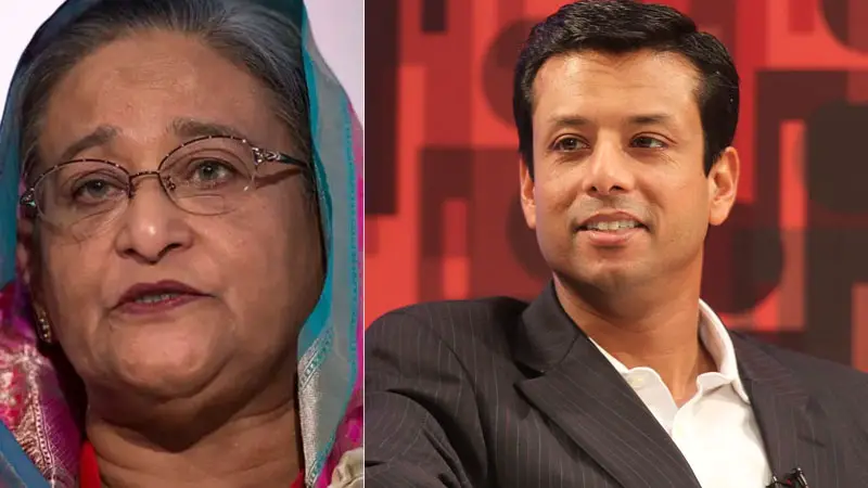 শেখ হাসিনা ভারতেই আছেন, জানালেন জয় শেখ হাসিনা ভারতেই আছেন, জানালেন জয়