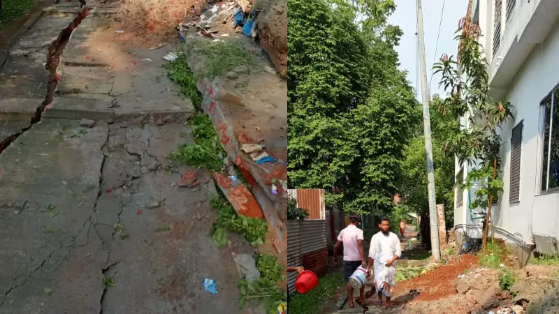 সাভারে দেয়াল ধসে যুবকের মৃত্যু সাভারে দেয়াল ধসে যুবকের মৃত্যু